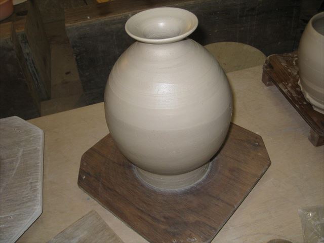 鋳込み用石膏型・花瓶（中・首長）