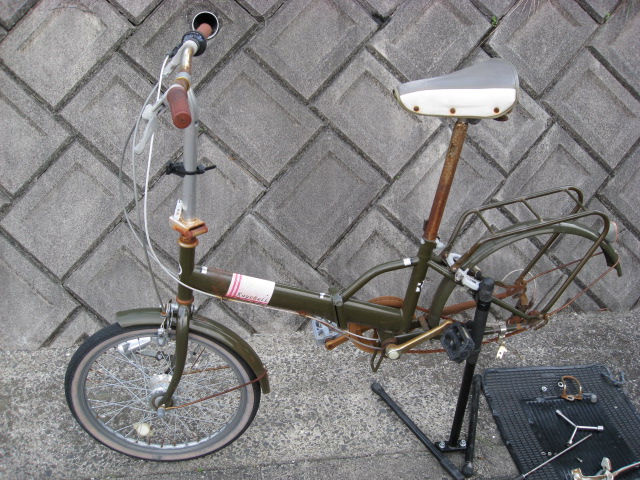 20インチ 折りたたみ 後タイヤ交換など うみさき自転車商会 出張修理の自転車屋ブログ 20インチ 折りたたみ 後タイヤ交換など うみさき自転車商会 出張修理の自転車屋ブログ