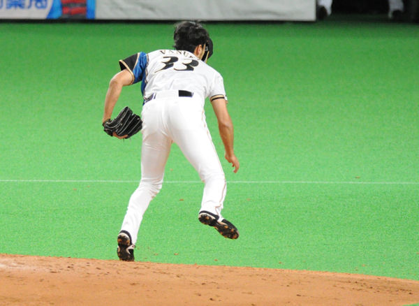 【ソフトバンク戦】４番【札幌ドーム開幕３戦目】_e0126914_23401699.jpg