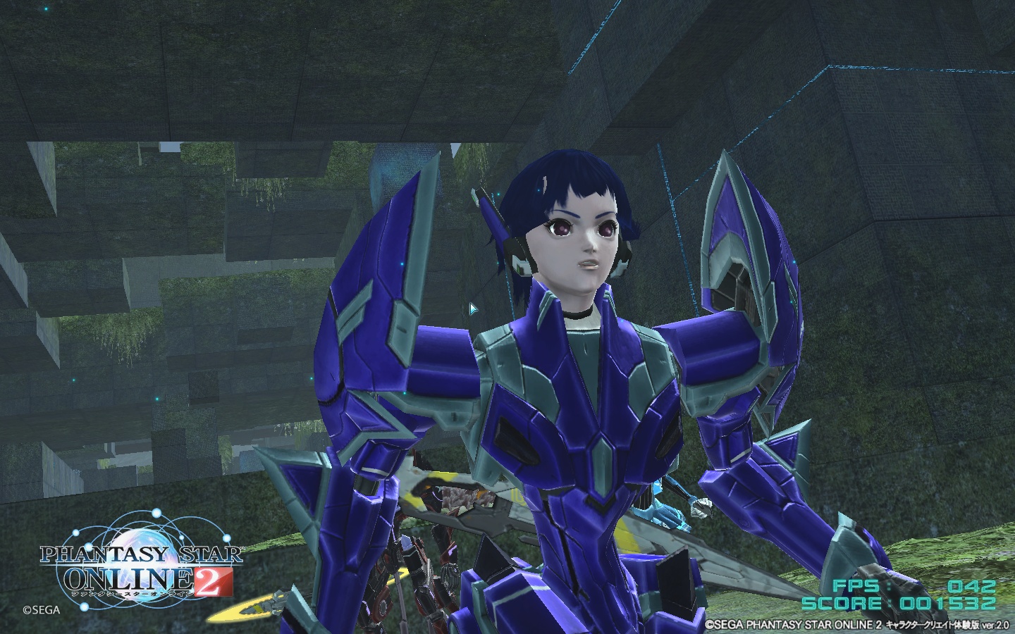 【ＰＳＯ２】アクシィの疾風　キャラクリ体験版ver2をうごかしてみたよ_d0287624_19373536.jpg