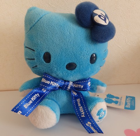 ブルーキティ・ぬいぐるみ : サンリオ大好き！ -KTCharmmy
