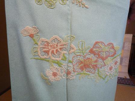 お嬢様の入学式・相良刺繍の訪問着に佐賀錦の帯 : きもの 鶴のブログ