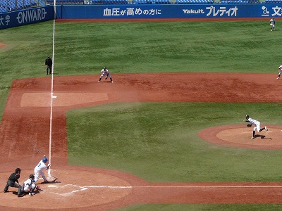 亜細亜大対青学大　４月８日　東都大学野球１部　開幕！_b0166128_23255226.jpg