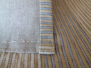 stripe linen その3 カフェエプロン♪_a0165160_7414229.jpg