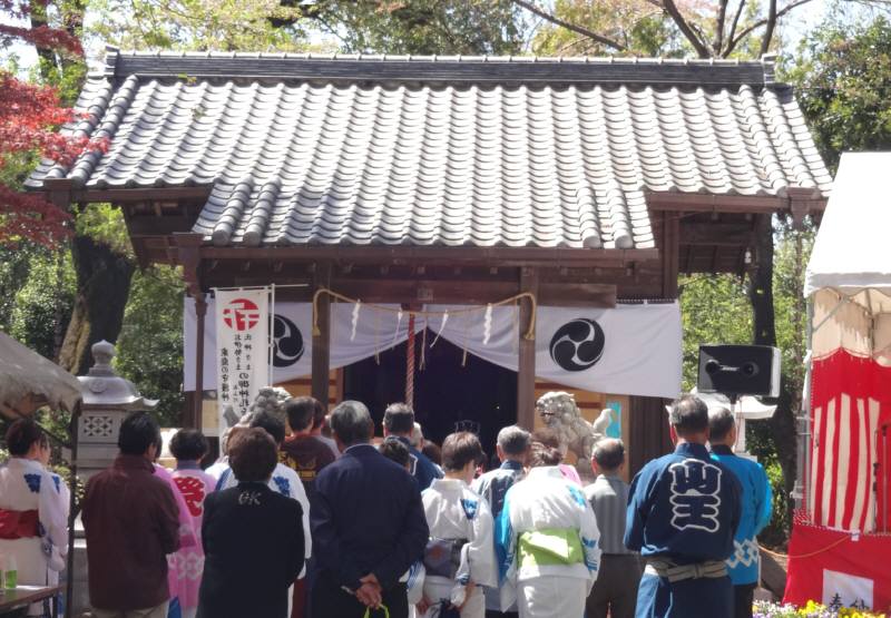 小学校入学式と日枝神社祭礼_f0059673_5573532.jpg