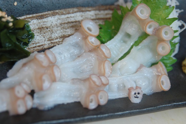 生タコ 刺身 魚を美味しく食べましょう 明石の魚 嵜