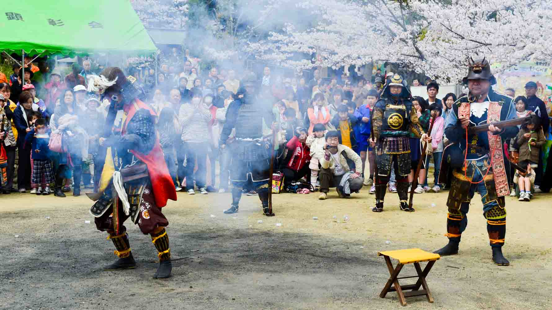 桃太郎まつり 久米式　高松城鉄砲隊 参上_d0246136_1164953.jpg