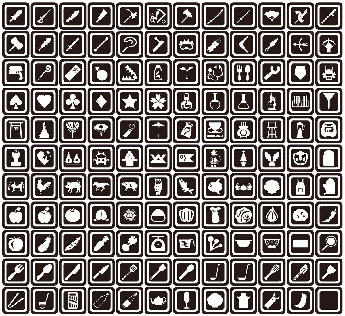 アイコンを晒してみる だらけ般若の制作報告