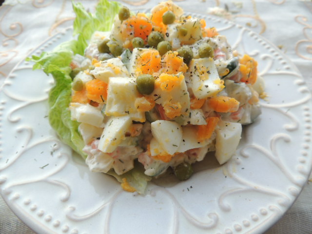オリヴィエサラダ Natural Cafe 野菜 雑穀 豆 オリヴィエサラダ Natural Cafe 野菜 雑穀 豆