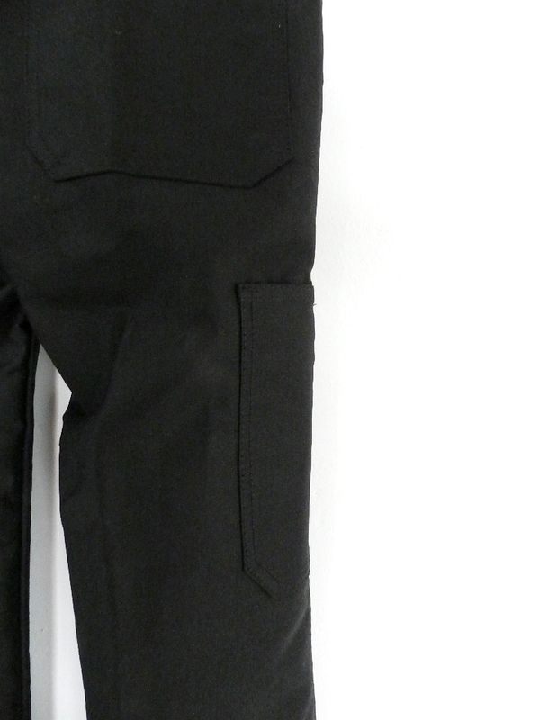 French mole skin pants black tapered squat version_f0226051_1133422.jpg