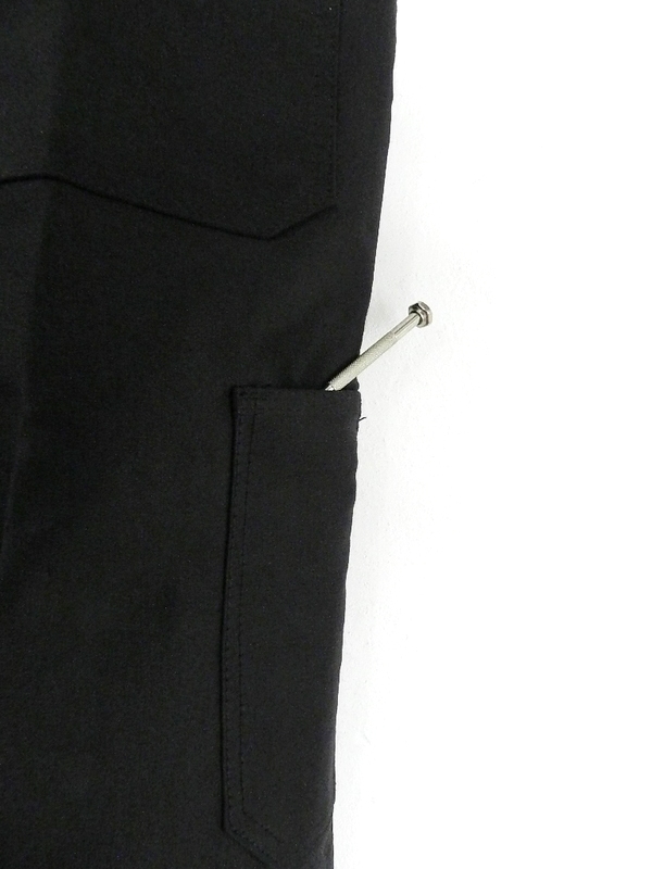 French mole skin pants black tapered squat version_f0226051_1134155.jpg