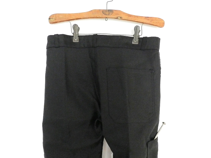 French mole skin pants black tapered squat version_f0226051_11342374.jpg