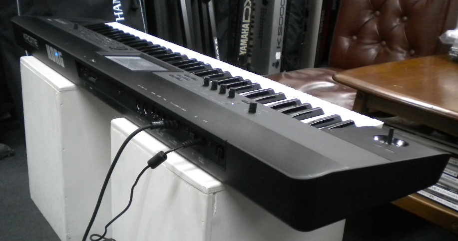 KORG シンセサイザー　モデル KROME-73 フットペダル　取扱説明書 KORG KROME-73試奏記 : 風流音色まねゑもん