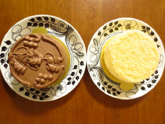 トップス風チョコレートケーキとルタオ風ドゥーブルフロマージュ La La La Kitchen 2