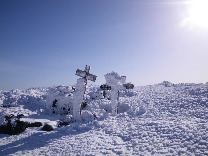 蔵王南屏風岳へのトレーニング山行 ～ ２０１３年４月１４日_f0170180_1965150.jpg