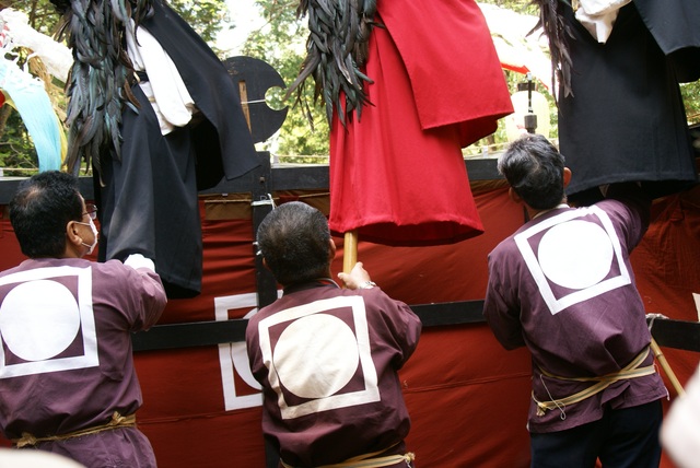 丹生神社の棒ささら　高萩市_b0183886_9103857.jpg