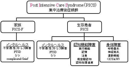 Post-Intensive Care Syndrome（PICS）～Life after ICU～　(1)総論_e0255123_19374842.png