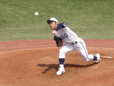 中央大対青学大 4月16日 東都大学野球1部_b0166128_2364120.jpg