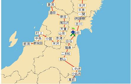 森の都・仙台に到着（バーチャル日本一周）　4月1３日_d0124388_15183514.jpg