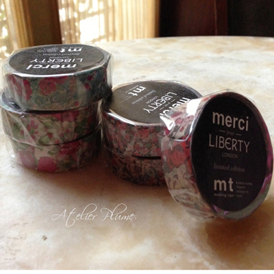 LIBERTY × merciのマスキングテープ♪_e0154202_23254466.jpg