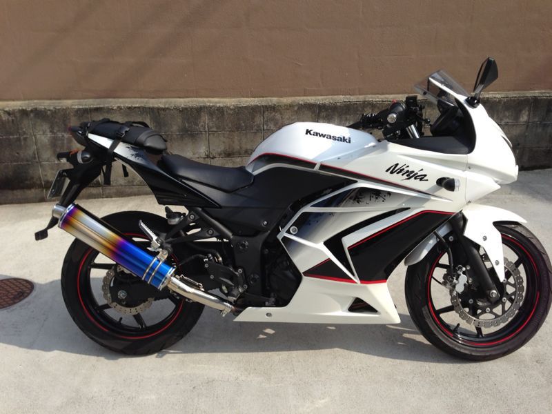 マフラー交換 Ninja 250r Se 白忍 でプチツーリング マフラー交換 Ninja 250r Se 白忍 でプチツーリング