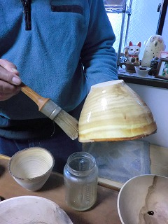 日々の花道具展のご案内 3~須田二郎さんの工房へ_b0132444_1743733.jpg
