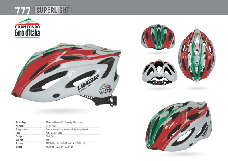Limar ジロ デ イタリア限定カラー ヘルメット ロードバイクproku