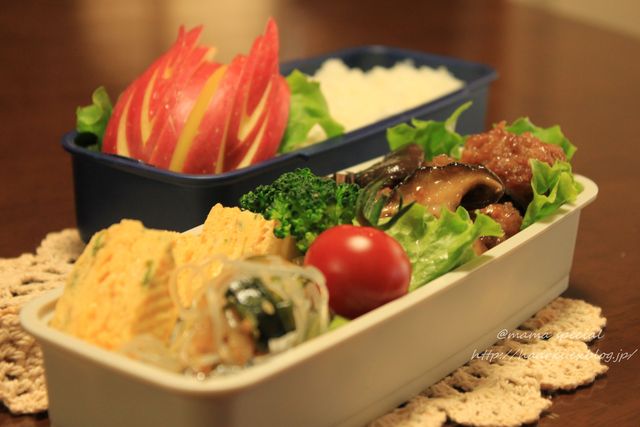 今日のお弁当～豚肉と絹揚げの生姜炒め弁♪（４月１９日）_e0242766_10404556.jpg