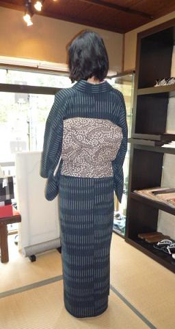 ご主人様の着物選びにお越し下さったご夫妻の着姿_f0181251_13105173.jpg