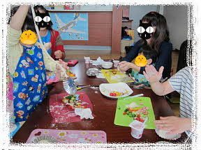 子供達のピザパン作り_b0194098_95806.jpg