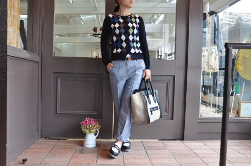アーガイルを楽しむ・・・JOHN SMEDLEY_e0127399_20113144.jpg