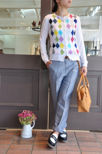 アーガイルを楽しむ・・・JOHN SMEDLEY_e0127399_20121987.jpg