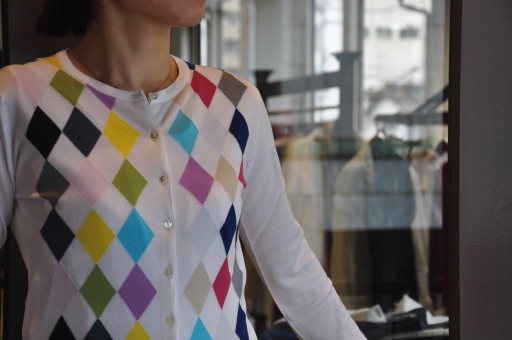 アーガイルを楽しむ・・・JOHN SMEDLEY_e0127399_20134694.jpg