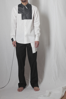 Yuya TakateのシャツとANDANTEANDANTEのブラウス_f0180307_1826529.jpg