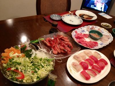家ごはん ☆お刺身~_c0151965_19155342.jpg