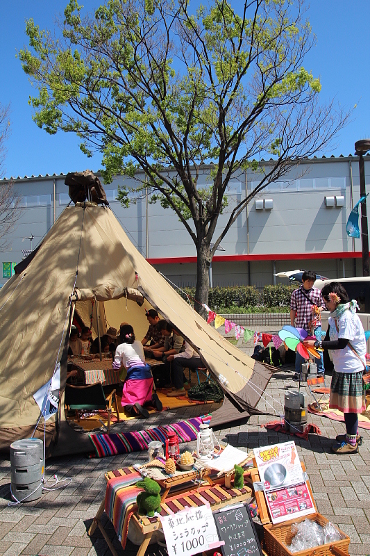 ◆OUTDOORDAY mijinco茜糸&東北支援シエラ!_b0008655_23293259.jpg