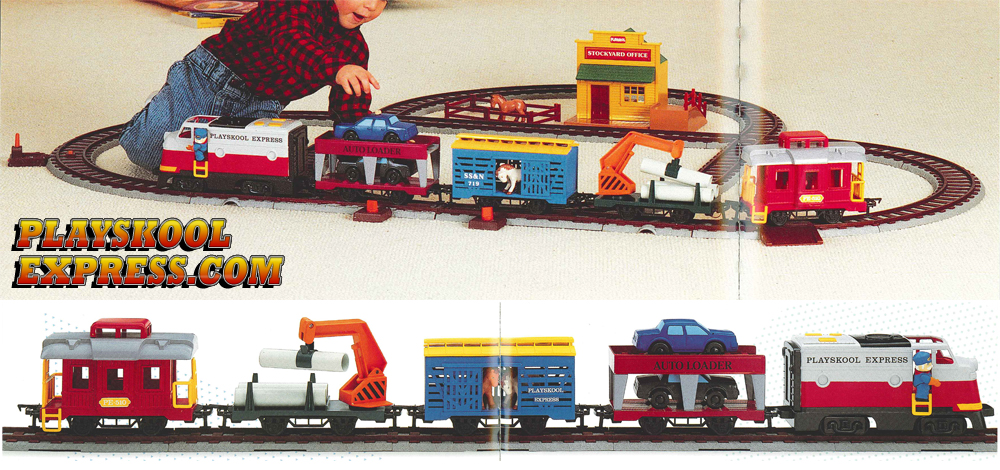 playskool train 1988