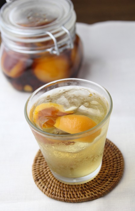 ビワのフルーツブランデーのハイボール 枇杷茶房ごはん帳 ビワのフルーツブランデーのハイボール 枇杷茶房ごはん帳