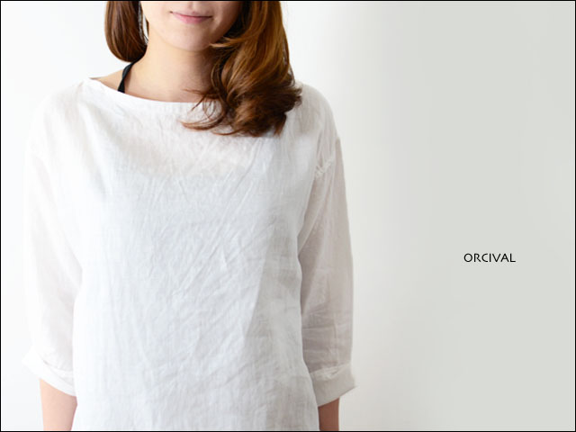 ORCIVAL    LINEN PULL OVER _f0051306_1995446.jpg