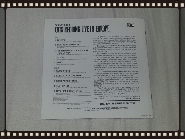 OTIS REDDING LIVE IN EUROPE_b0042308_11324496.jpg