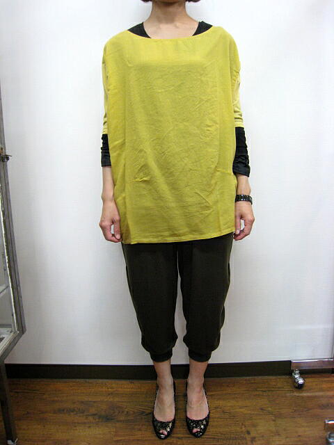 ｒｅｌａｃｈｅｒ（ ルラシェ ） ＴＥＮローンｘＣＴ製品染スキッパーＢＬ ＹＥＬＬＯＷ _a0089359_15101749.jpg