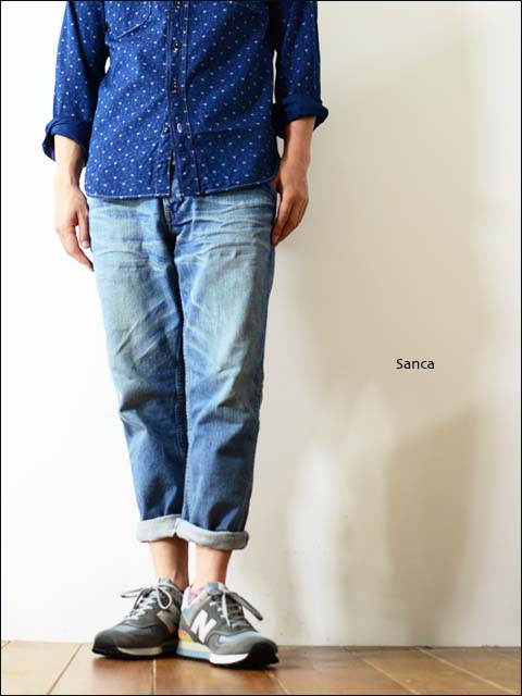 Sanca   12.5OA DENIM CROPPED MILITARY PANTS _f0051306_1864228.jpg