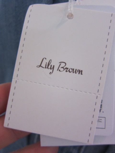 リリーブラウン  Lily Brown   ビッグデニムジャケット_e0076692_1617524.jpg