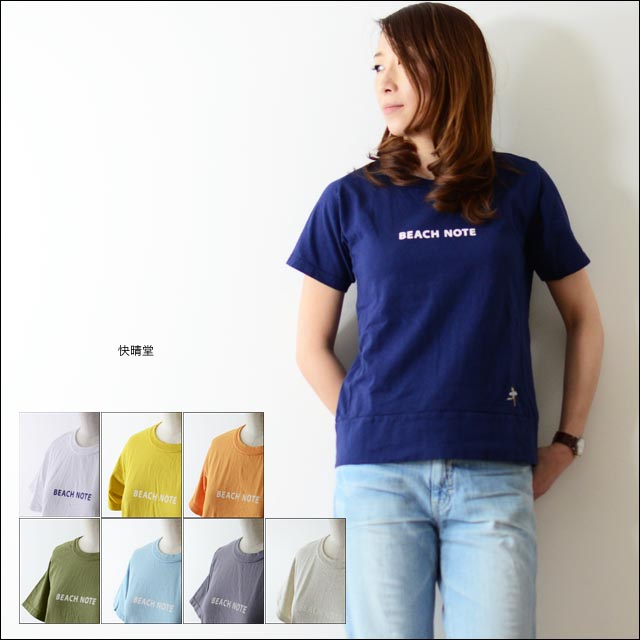 快晴堂   Girl\'s海上がりTシャツ BEACH NOTE_f0051306_21145634.jpg