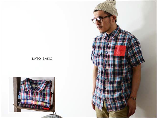KATO\' BASIC SS CHECK SHIRTS_f0051306_22941100.jpg