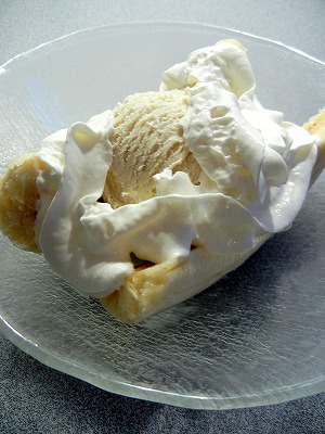 dessert:Light Banana split @home_a0124077_935314.jpg