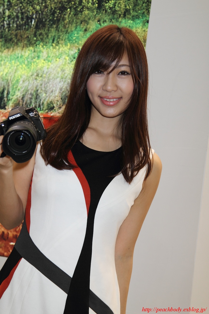 森江朋美 さん ペンタックスリコーイメージング株式会社 ブース Peach Body 森江朋美 さん ペンタックスリコーイメージング株式会社 ブース Peach Body