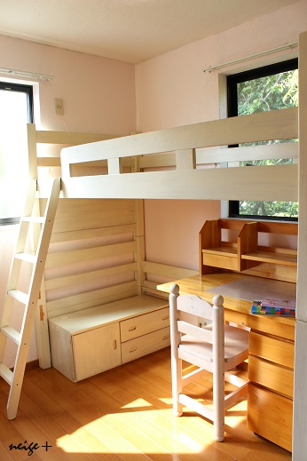 子供部屋の大改造♪ 漆喰壁つくり&ロフトベッド_f0023333_22591079.jpg