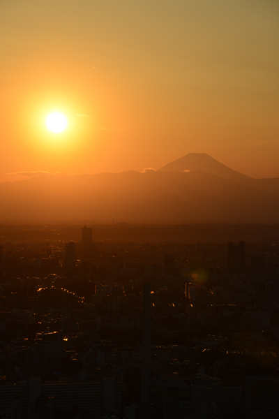 六本木ヒルズから見た富士山写真_e0171573_17361073.jpg