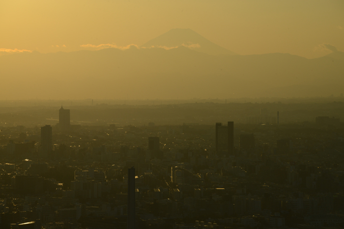 六本木ヒルズから見た富士山写真_e0171573_17362130.jpg